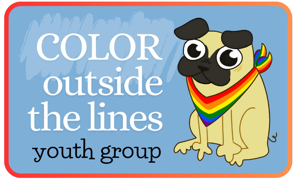 color outside the lines bluffton sc youth group logo